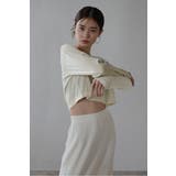 ECRU | velour cropped pullover | BONJOUR SAGAN