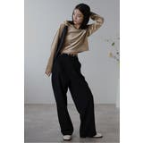 velour cropped pullover | BONJOUR SAGAN | 詳細画像1 