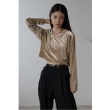 velour cropped pullover | BONJOUR SAGAN | 詳細画像2 