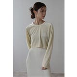 velour cropped pullover | BONJOUR SAGAN | 詳細画像13 