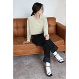 velour cropped pullover | BONJOUR SAGAN | 詳細画像20 