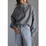 GRAY | アンチピリング加工裏起毛ハイネックプルオーバー 88-004669 | BONJOUR SAGAN