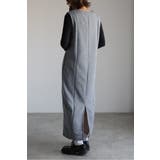 アンチピリング加工裏起毛Vネックジャンスカ 88-004670 | BONJOUR SAGAN | 詳細画像5 