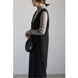 アンチピリング加工裏起毛Vネックジャンスカ 88-004670 | BONJOUR SAGAN | 詳細画像11 