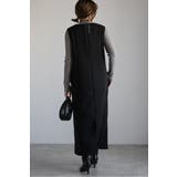 アンチピリング加工裏起毛Vネックジャンスカ 88-004670 | BONJOUR SAGAN | 詳細画像12 