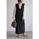 ジャンパースカート ワンピース ロング | BONJOUR SAGAN | 詳細画像6 