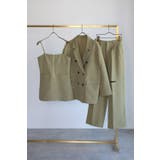 [SET]杢調ツイルジャケット×キャミ×パンツ 11-003524 | BONJOUR SAGAN | 詳細画像18 