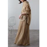 [SET]ワッシャーサイドドロストシャツ×フレアスカート 11-003728 | BONJOUR SAGAN | 詳細画像9 