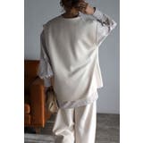 ディープキーネックストレッチベスト 77-002070 | BONJOUR SAGAN | 詳細画像5 