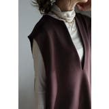 ディープキーネックストレッチベスト 77-002070 | BONJOUR SAGAN | 詳細画像7 