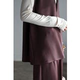 ディープキーネックストレッチベスト 77-002070 | BONJOUR SAGAN | 詳細画像8 