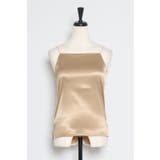 [3点SET]フレアスリーブメッシュトップス×カップ付きサテンキャミソール×裾ス… | BONJOUR SAGAN | 詳細画像13 