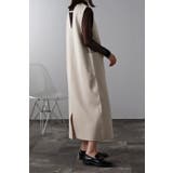 ディープキーネックダンボールニットロングベスト 77-001834 | BONJOUR SAGAN | 詳細画像11 