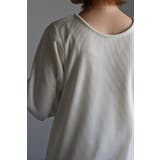 カットワッフル指穴付きボリューム袖ワンピース 77-002021 | BONJOUR SAGAN | 詳細画像6 