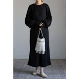 カットワッフル指穴付きボリューム袖ワンピース 77-002021 | BONJOUR SAGAN | 詳細画像14 