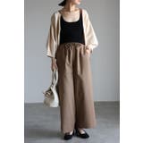 リネン混ワイドパンツ 77-002079 | BONJOUR SAGAN | 詳細画像2 