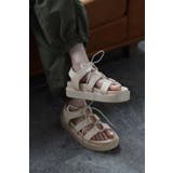 レースアップボリュームソールサンダル 77-002113 | BONJOUR SAGAN | 詳細画像3 