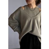 ディープVネックニット×アメスリニットタンク 88 003039 | BONJOUR SAGAN | 詳細画像9 