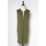 フェイクレザーポケットディープVネックショート丈ワンピース 77-002257 | BONJOUR SAGAN | 詳細画像19 