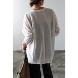 サイドスリットシアーカーディガン 77-002575 | BONJOUR SAGAN | 詳細画像8 