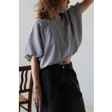 BLACK | クロップドコクーンストライプブラウス 77-002686 | BONJOUR SAGAN