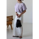 クロップドコクーンストライプブラウス 77-002686 | BONJOUR SAGAN | 詳細画像13 