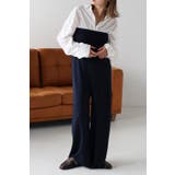 DARK-NAVY | ベアビスチェニットオールインワン 77-002704 | BONJOUR SAGAN