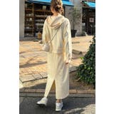 パーカー×スウェットスカートセットアップ 77-003294 | BONJOUR SAGAN | 詳細画像2 