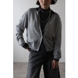 LIGHT-GRAY | ミックスニットカーディガン 77-003339 | BONJOUR SAGAN