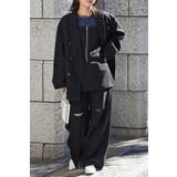 膝スリットスラックスパンツ 77-003454 | BONJOUR SAGAN | 詳細画像13 