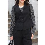 リネン混ハンサムベストセットアップ 77-003462 | BONJOUR SAGAN | 詳細画像6 