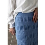 リブメッシュ編みIラインスカート 77-003464 | BONJOUR SAGAN | 詳細画像6 