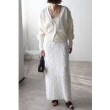 メッシュ編みショート丈カーディガン 77-003466 | BONJOUR SAGAN | 詳細画像1 