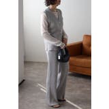 ラメワイドリブVネックベスト 77-003470 | BONJOUR SAGAN | 詳細画像8 