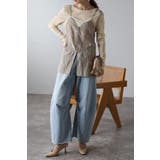 フロントジップシャーリングキャミ 77-003477 | BONJOUR SAGAN | 詳細画像1 