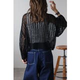 テープヤーン透かし編みショートプルオーバー 77-003496 | BONJOUR SAGAN | 詳細画像4 