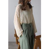 テープヤーン透かし編みショートプルオーバー 77-003496 | BONJOUR SAGAN | 詳細画像8 