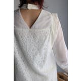 レースデコルテシアーブラウス 77-003514 | BONJOUR SAGAN | 詳細画像15 