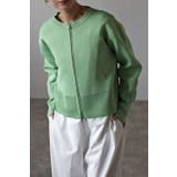 スウェットライクダブルジップカーディガン 77-003561 | BONJOUR SAGAN | 詳細画像12 