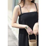 カップ付きキャミベア2WAYオールインワン 77-003576 | BONJOUR SAGAN | 詳細画像7 