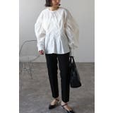 タックスリーブナイロンブラウス 77-003577 | BONJOUR SAGAN | 詳細画像1 