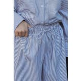 ストライプハーフイージーパンツ 77-003587 | BONJOUR SAGAN | 詳細画像9 