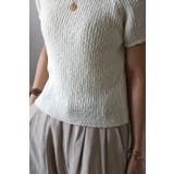 前後2WAYネップヤーンリブニットプルオーバー 77-003699 | BONJOUR SAGAN | 詳細画像8 