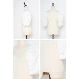 ボリュームスリーブニットコンビトップス 77-003723 | BONJOUR SAGAN | 詳細画像14 