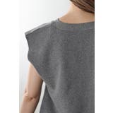 ゴールド釦ボクシーニットベスト 77-003817 | BONJOUR SAGAN | 詳細画像23 