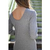 前後2WAYラメリブフレアワンピース 77-004598 | BONJOUR SAGAN | 詳細画像16 