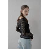 lace draped neck | BONJOUR SAGAN | 詳細画像4 