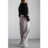 ウエストレイヤードストレートパンツ 77-004619 | BONJOUR SAGAN | 詳細画像5 