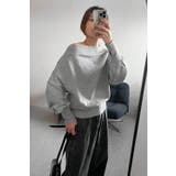 フィンガーホール付きオフショルスウェット 77-004620 | BONJOUR SAGAN | 詳細画像4