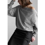 フィンガーホール付きオフショルスウェット 77-004620 | BONJOUR SAGAN | 詳細画像6